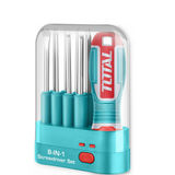 طقم مفكات 9 قطعة توتال THT250906 — 1
