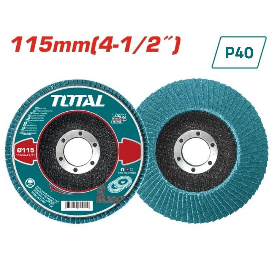 طارة حف مدرج 4.5" عدة قياسات توتال