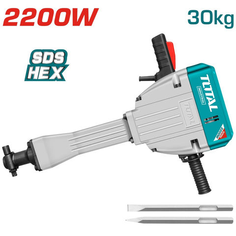 TOTAL Electric Demolition Hammer 2200 W TH220502 — 2