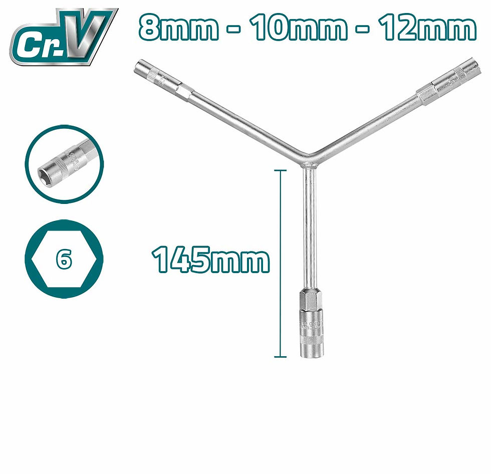 مفتاح ربط 8-10-12 مم، 145 مم