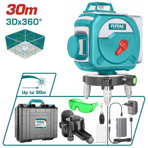 ليفل ليزر 3D خطوط خضراء توتال TLL255267 — 2