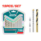 طقم ريش حديد + حجر + راسيات توتال TACSDB1901 — 2