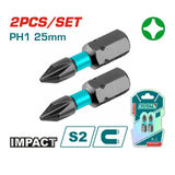 راسيات درل مصلب PH1 طول 25 مم توتال TACIM71PH125 — 2