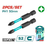 طقم راسيات دريل ممغنطة PH1*50 توتال TACIM71PH150 — 2