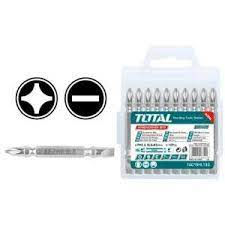 طقم راسيات مفك مصلب+عادي 5 سم توتال TAC16HL133