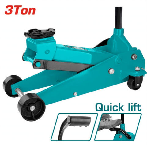 TOTAL Industrial Garage Jack, 50 cm Lift THT10833 — 2