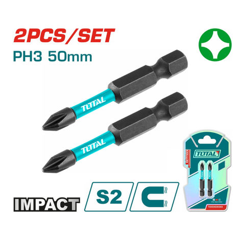 راسيات درل مصلب PH3 طول 50 مم توتال TACIM71PH350 — 2