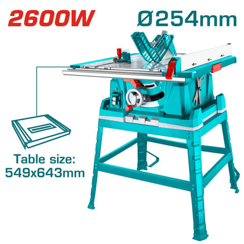 منشار طاولة 2600 واط توتال TS526043 — 2