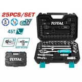 TOTAL Socket Set 25 pcs THT121251 — 2