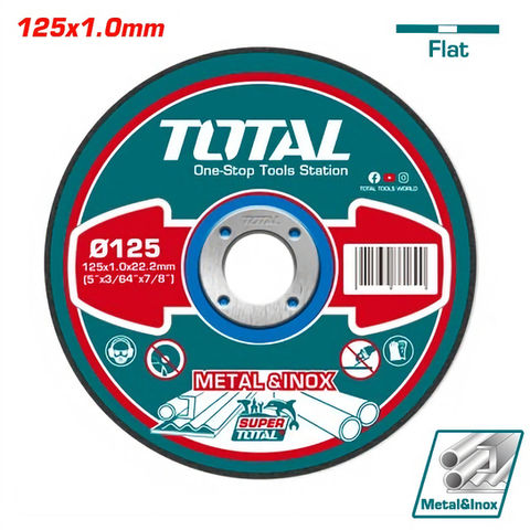 فيبر قص ستانلس ستيل رفيع 5" توتال TAC2101251 — 2