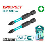 راسيات درل مصلب PH2 طول 50 مم توتال TACIM71PH250 — 2