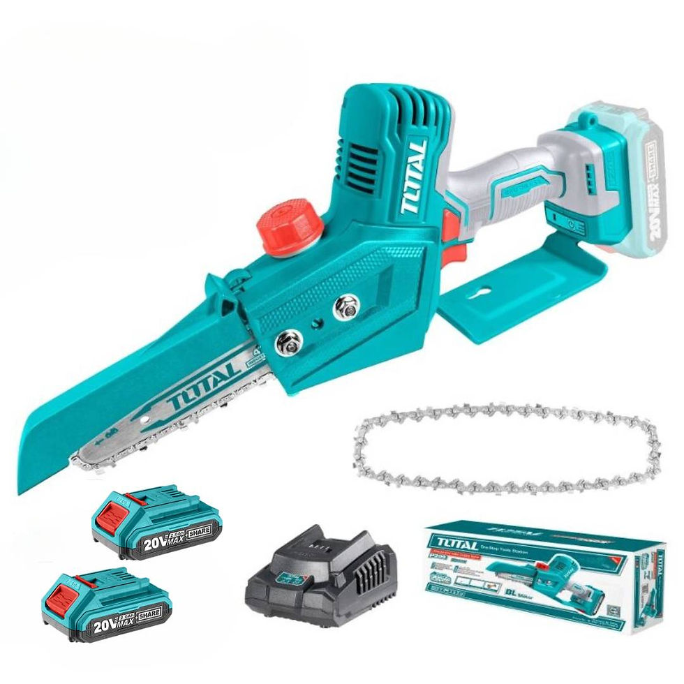 منشار تقليم شجر 6 انش شحن 20 فولت توتال