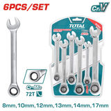 طقم شق رنج 6 قطع طقطقية توتال THT102RK566 — 1