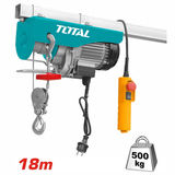 TOTAL Electric Hoist 18 m, 500 kg TLH1952 — 2
