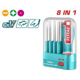 طقم مفكات 9 قطعة توتال THT250906 — 2
