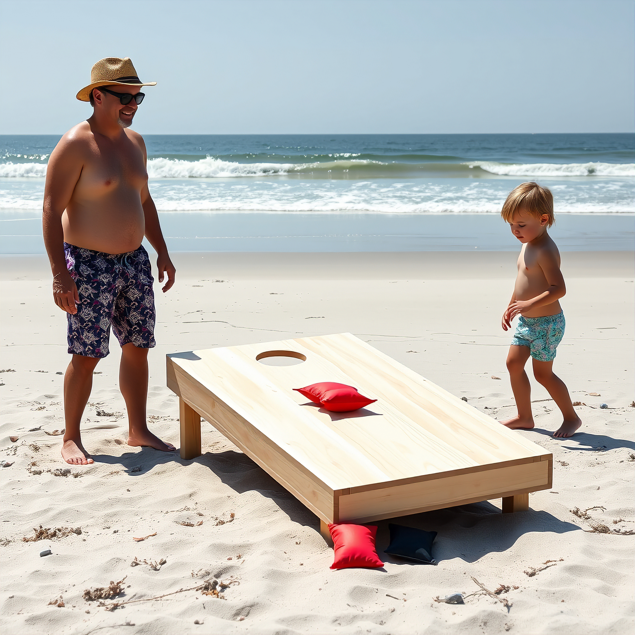 VayK Life vs Mr. Beach Rentals | Cornhole Boards in Oak Island"