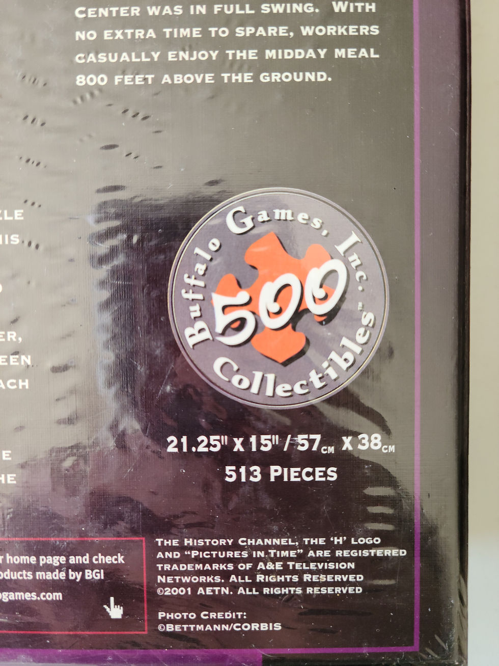 Thumbnail: 500 pieces Brand New! Lunchtime on a Crossbeam