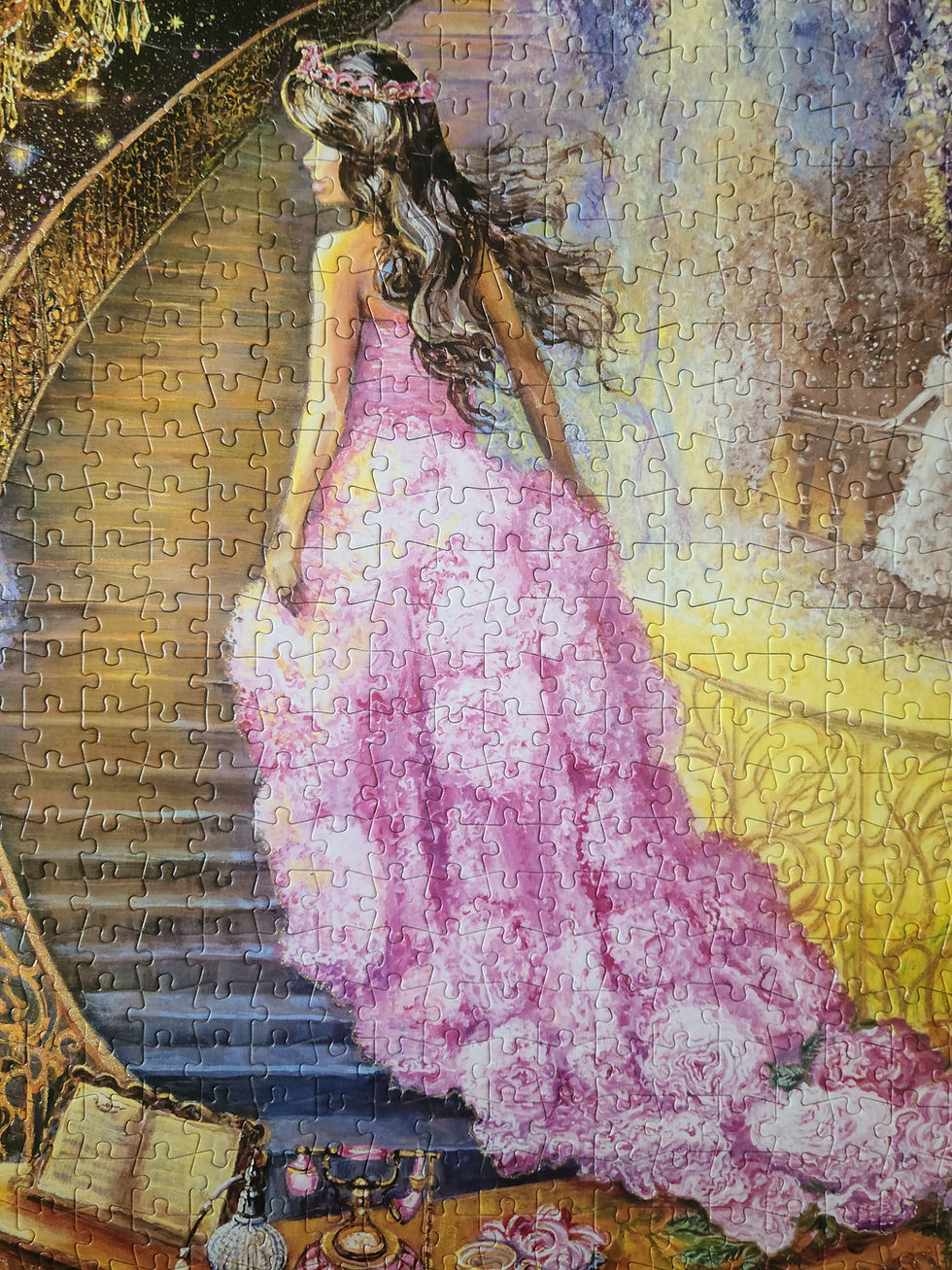 Thumbnail: 1000 pieces Melody in Pink by Josephine Wall