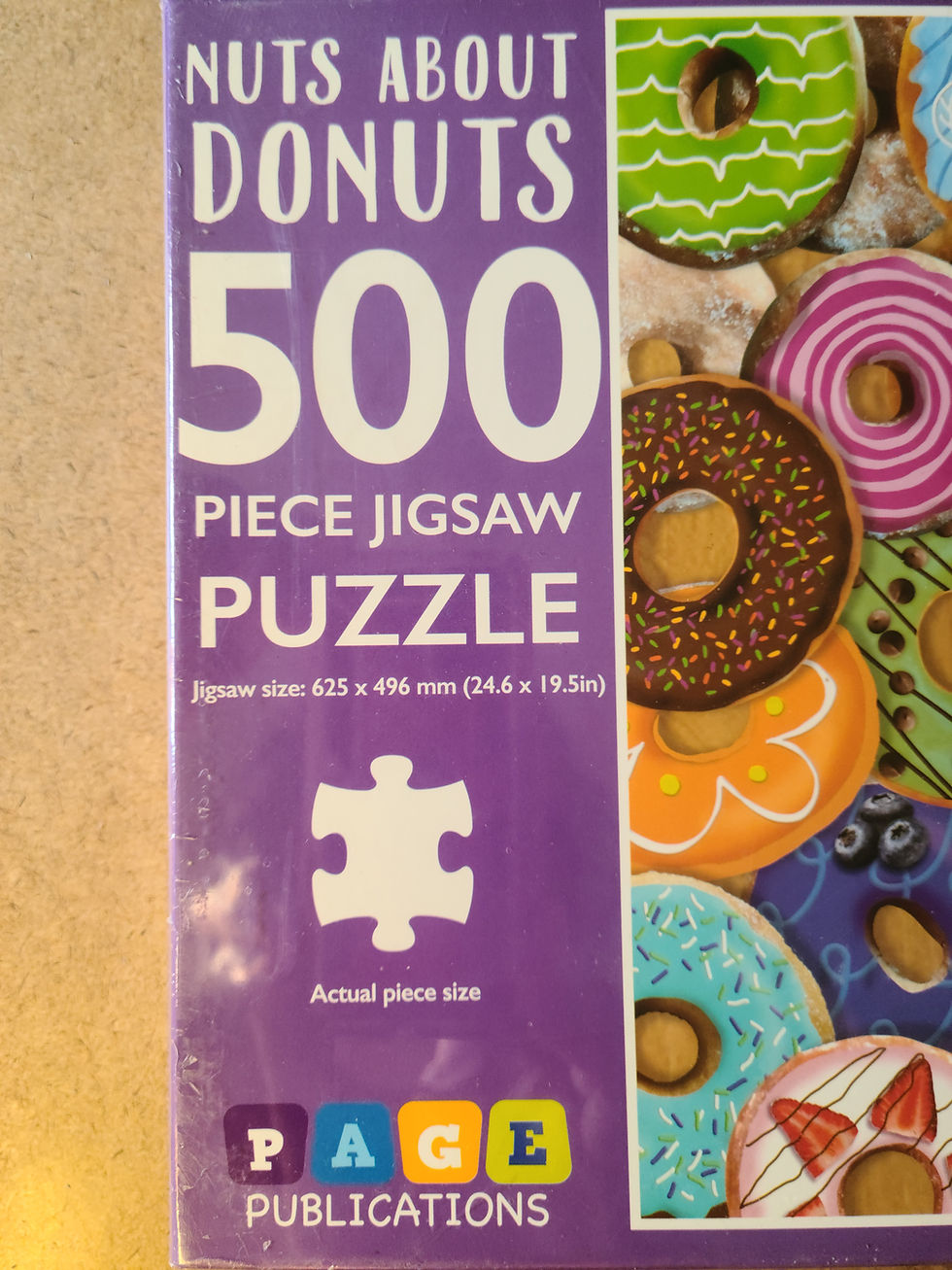 Thumbnail: 500 pieces Donuts, Brand New, "Nuts About Donuts"