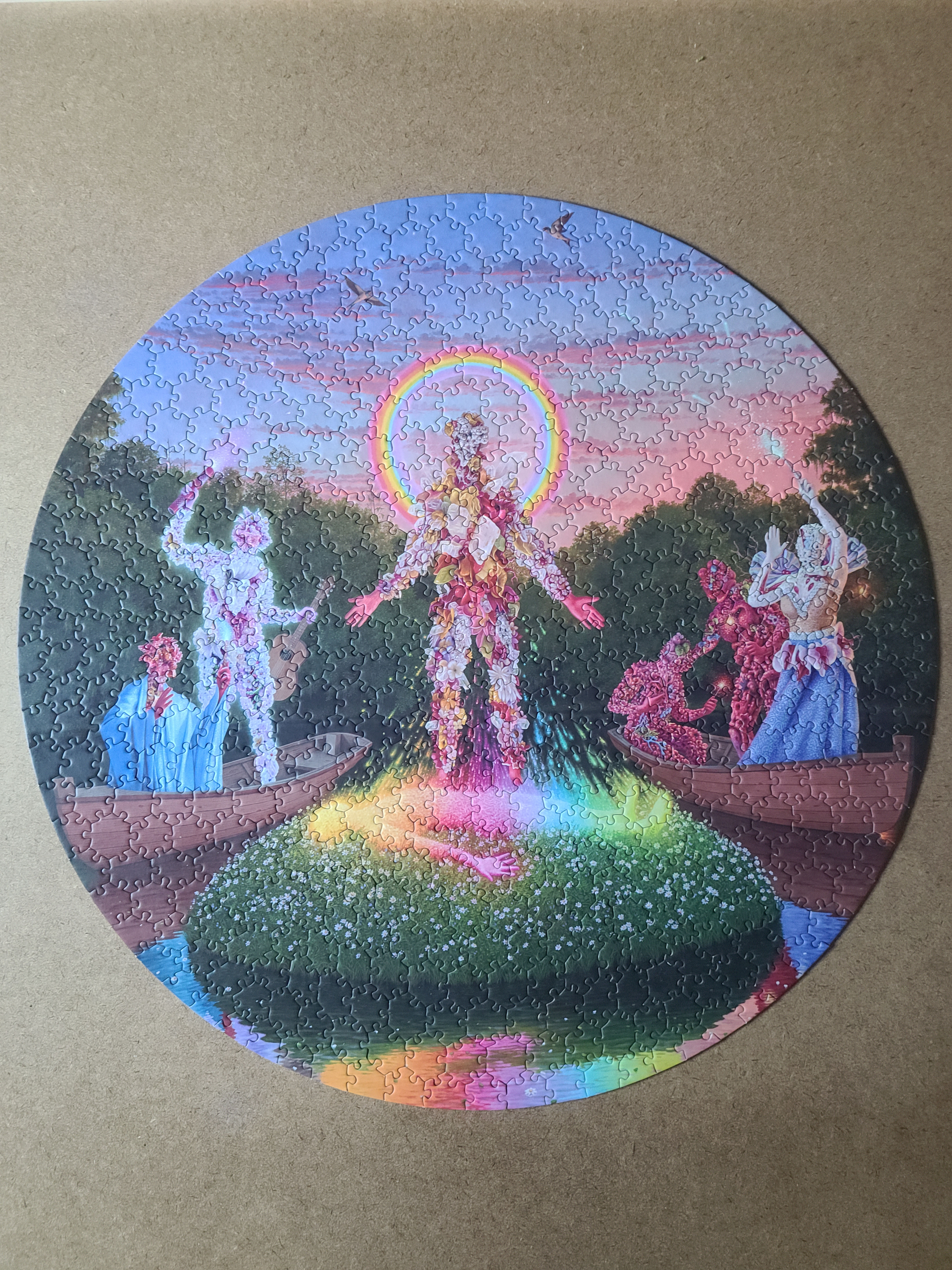 500 pieces The Birth of Spirit Gardener, by Adrian Cox, Circle shaped