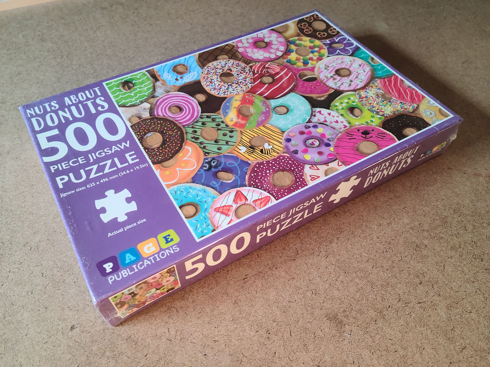 Thumbnail: 500 pieces Donuts, Brand New, "Nuts About Donuts"