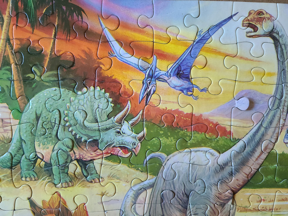Thumbnail: 100 pieces Age of Dinosaurs Glow in the Dark