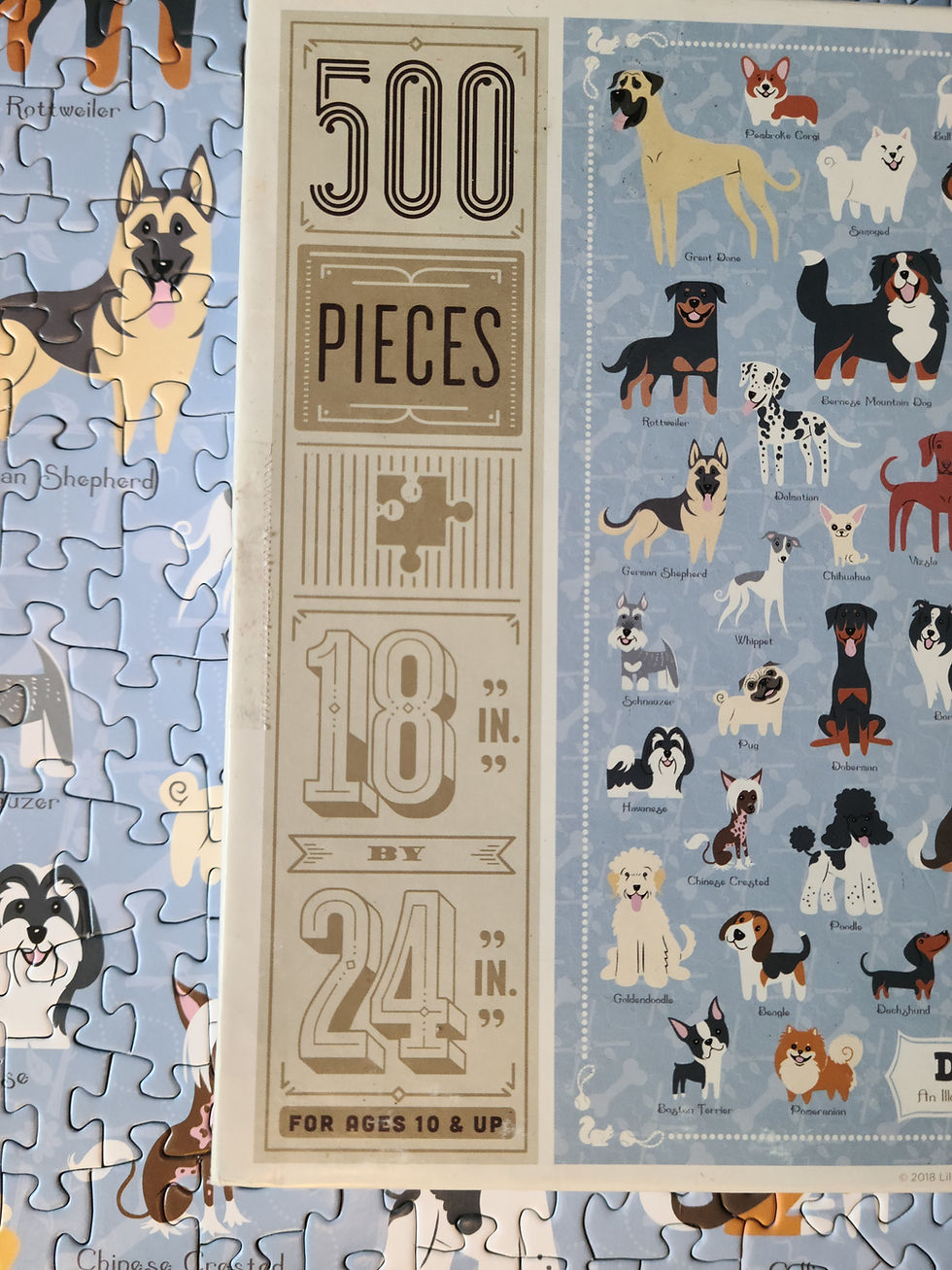 Thumbnail: 500 pieces Dogs! Made in USA