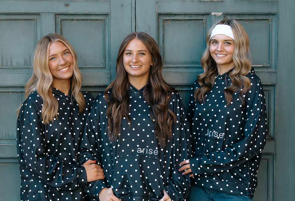Thumbnail: Retro Polka Dot Hoodie