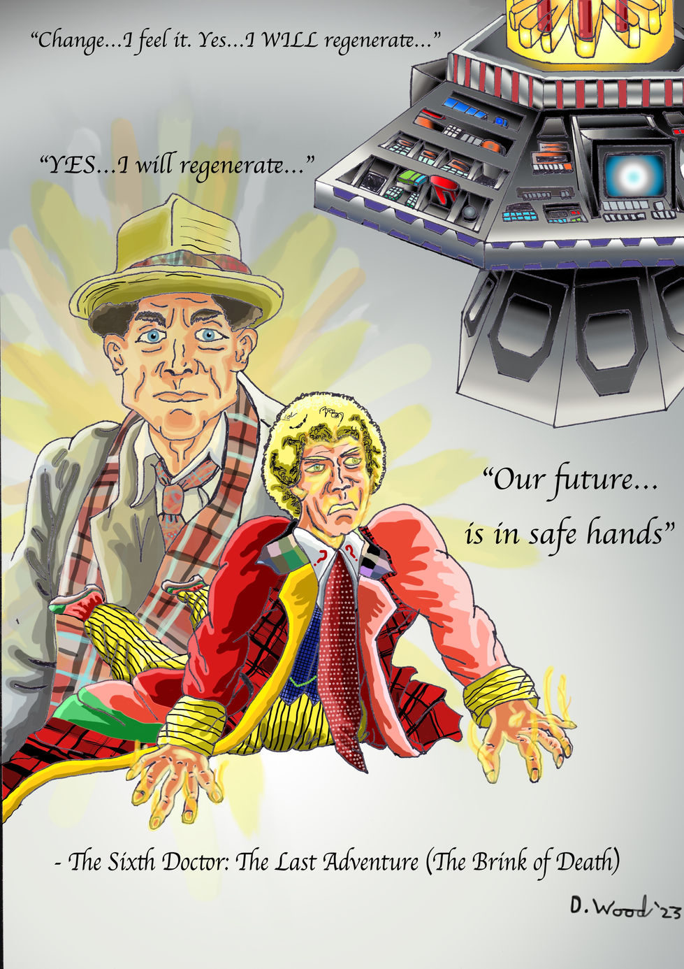 The Sixth Doctor Regeneration