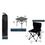 Thumbnail: portable  and folding camping table and chairs