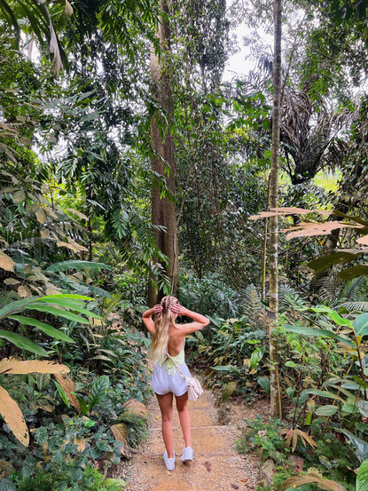 Hiking in Taman Tugu Park in Kuala Lumpur Malaysia