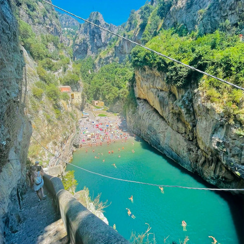 Fiordo di Furore in Amalfi, Italy