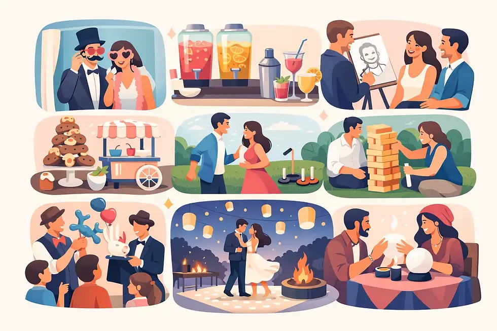 9 Fun Wedding Services Guests Actually Love