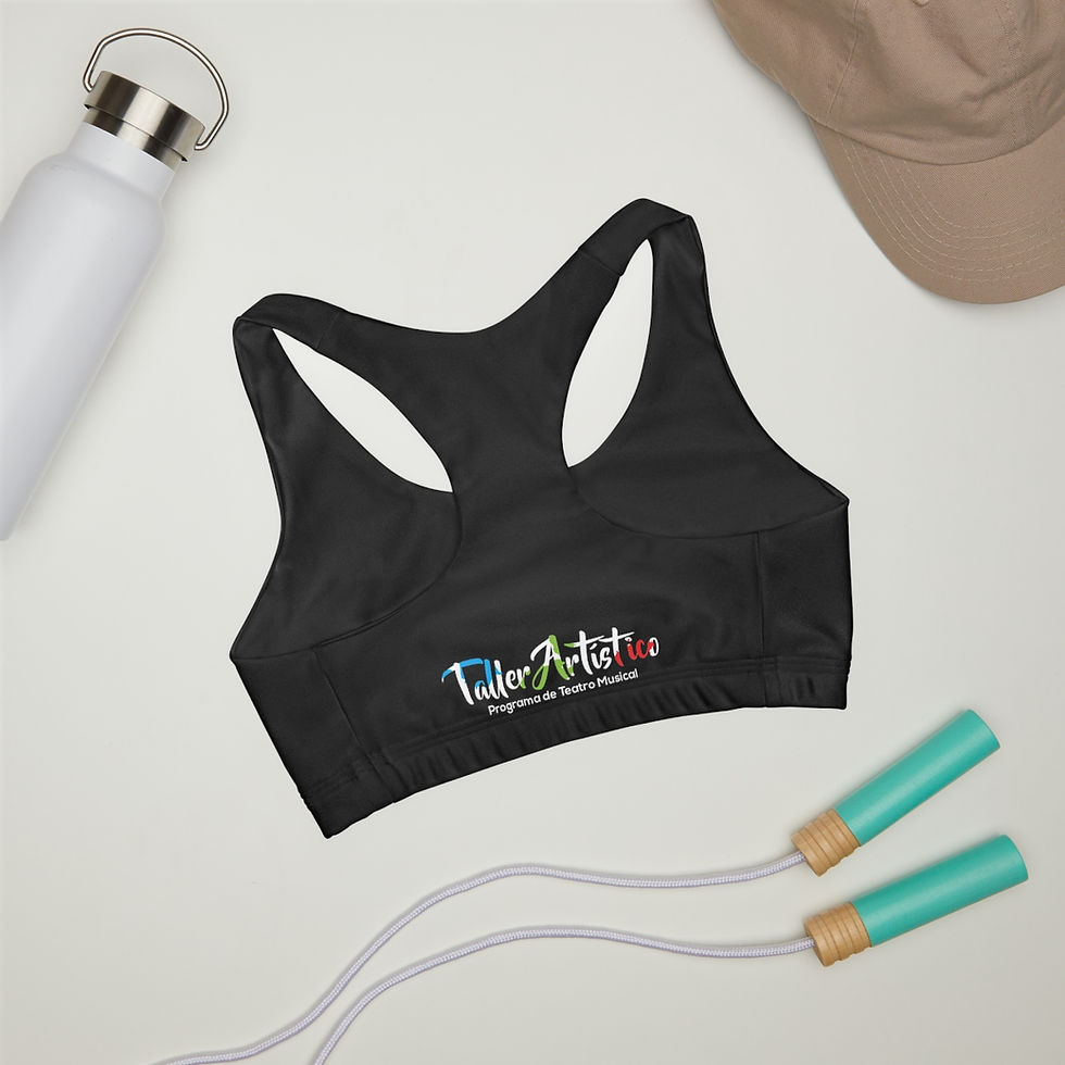 Miniatura: Girls' Double Lined Seamless Sports Bra (AOP)