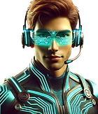 DALL_E_2025-05-13_13.25.12_-_A_futuristic_male_tech_support_agent_with_short_brown_hair__w