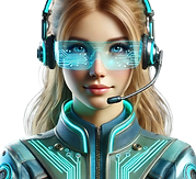 DALL_E_2025-05-13_10.13.20_-_A_futuristic_female_customer_support_agent_with_blonde_hair__
