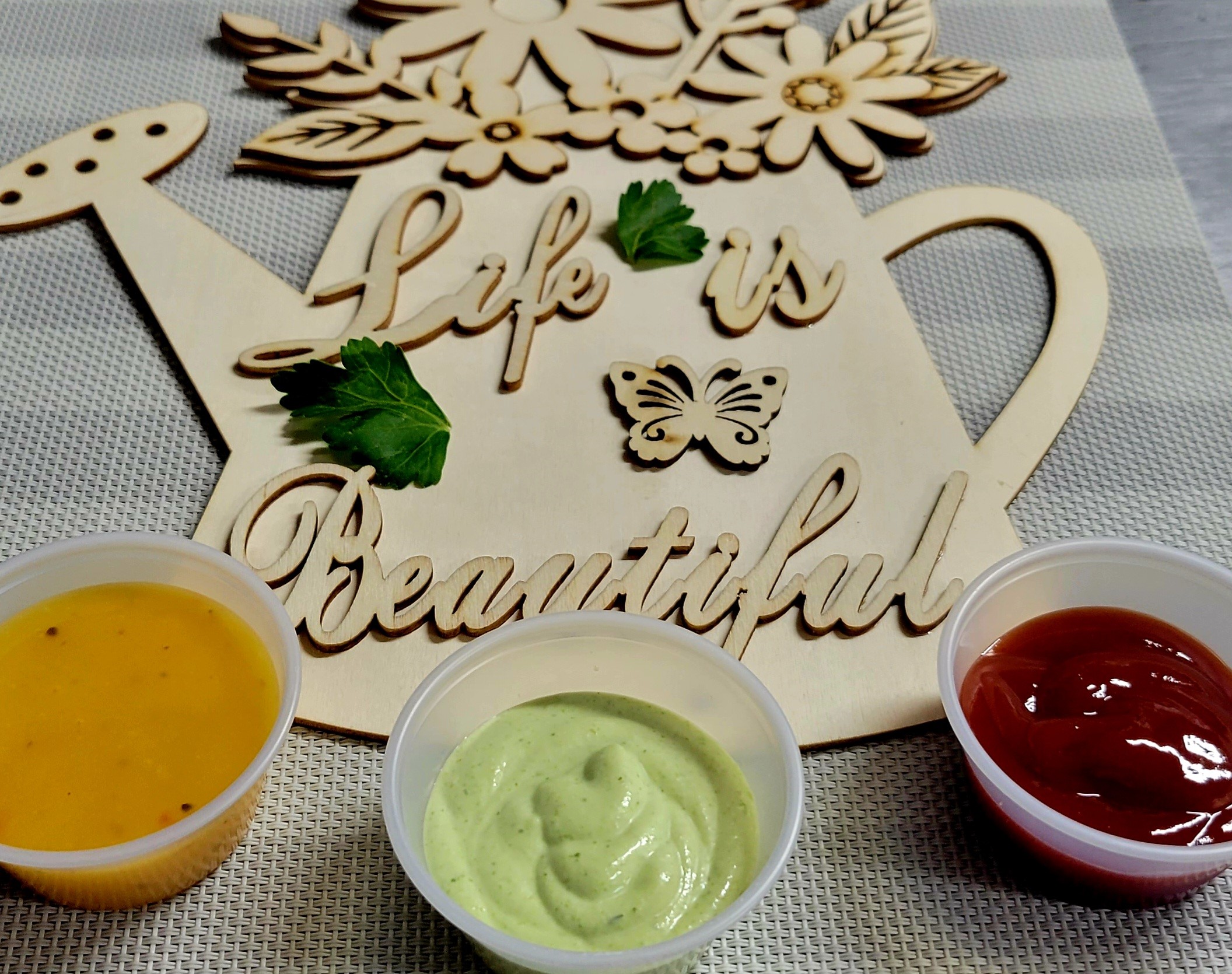 Arranged Food and Objects