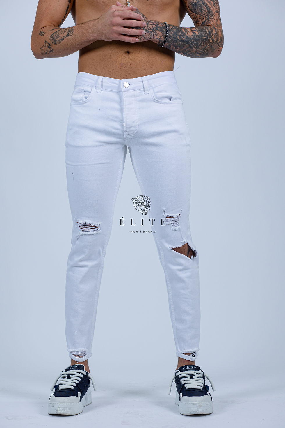ג'ינס סקיני לבן