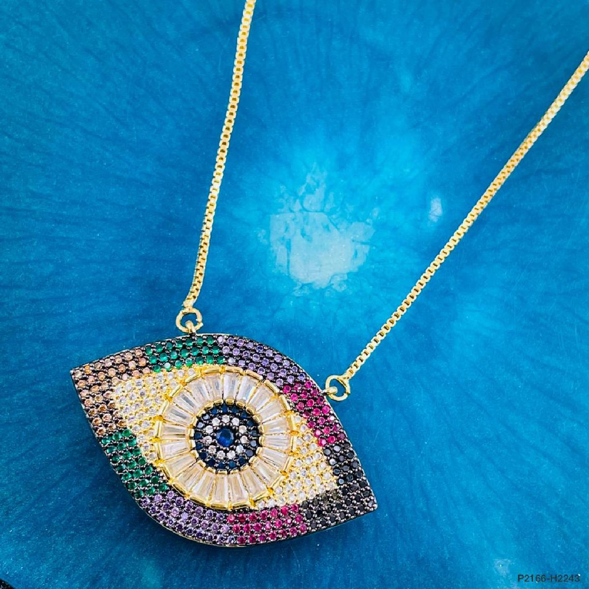 Evil Eye Pendant with Chain