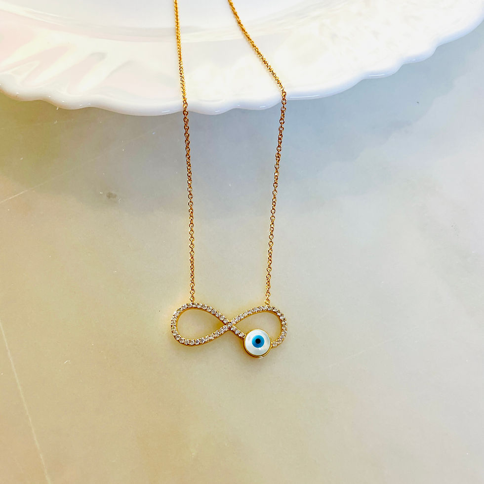 Thumbnail: Infinity Evil Eye Pendant