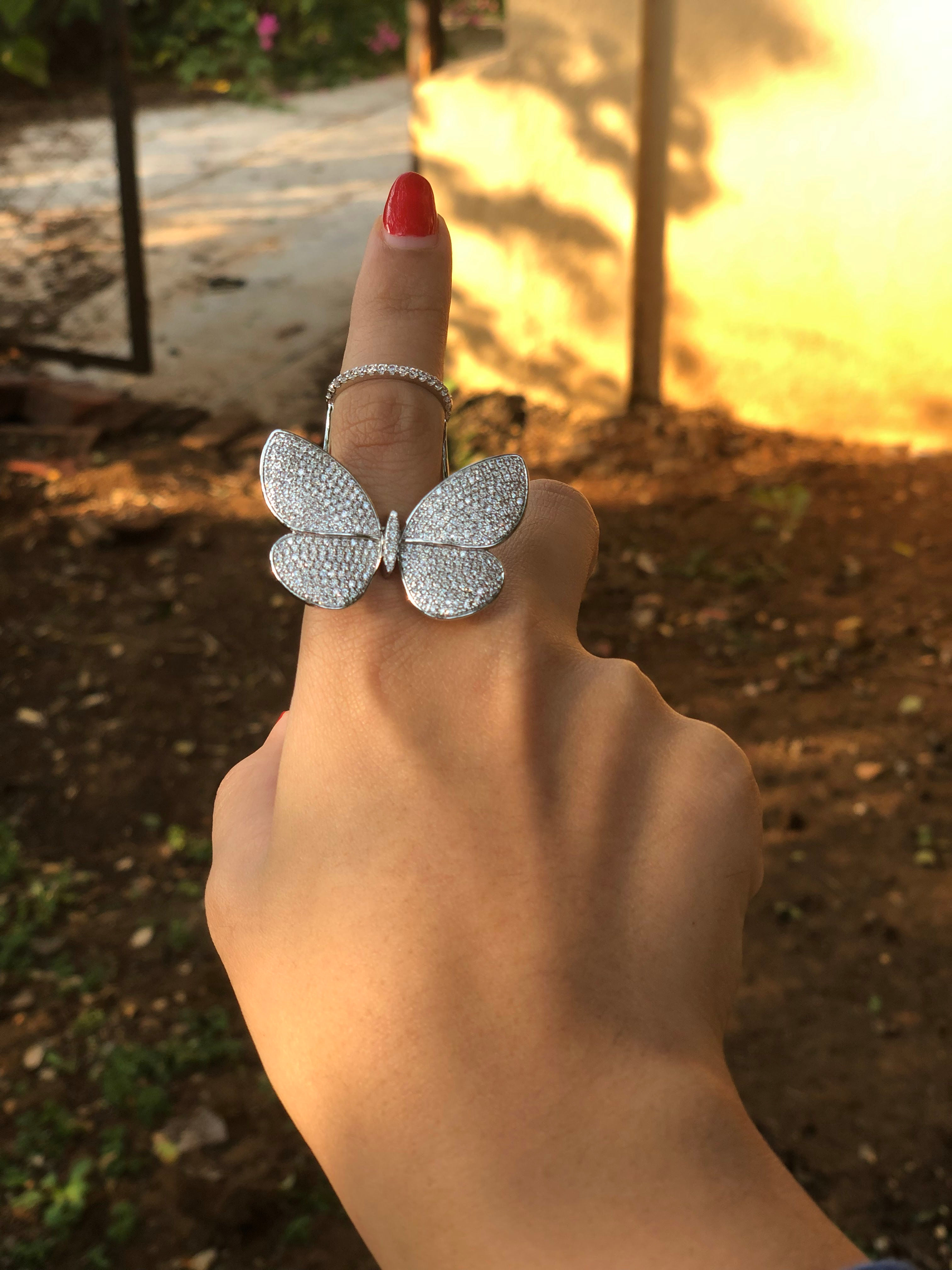 Butterfly Fluttering Ring