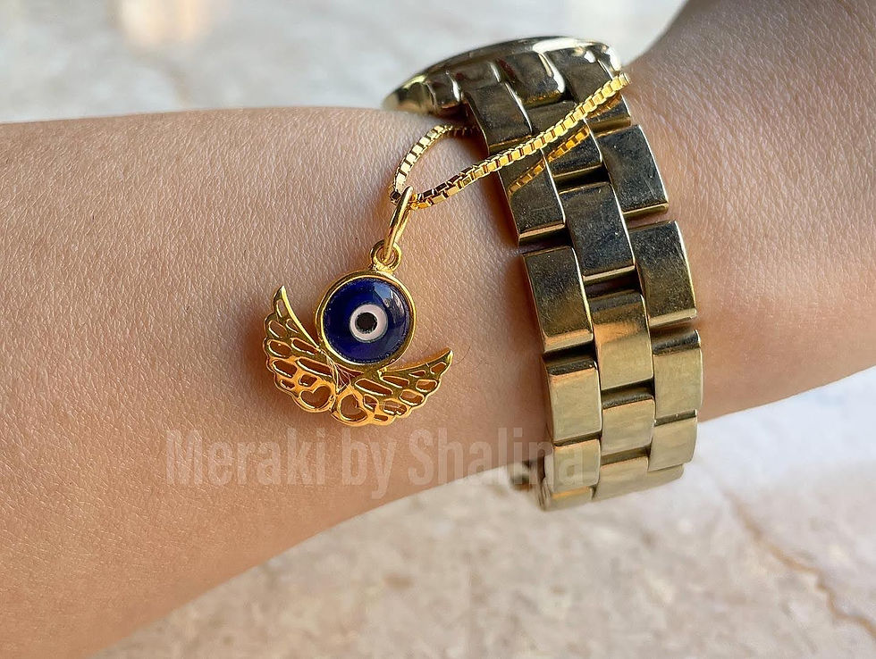 Thumbnail: Angel Evil Eye Watch Charm