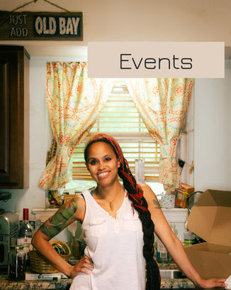 Yvonne Brown standing in her kitchen