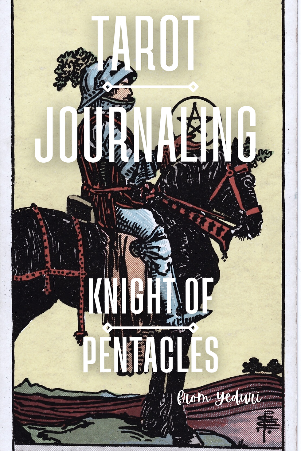 Knight of pentacles card of the week