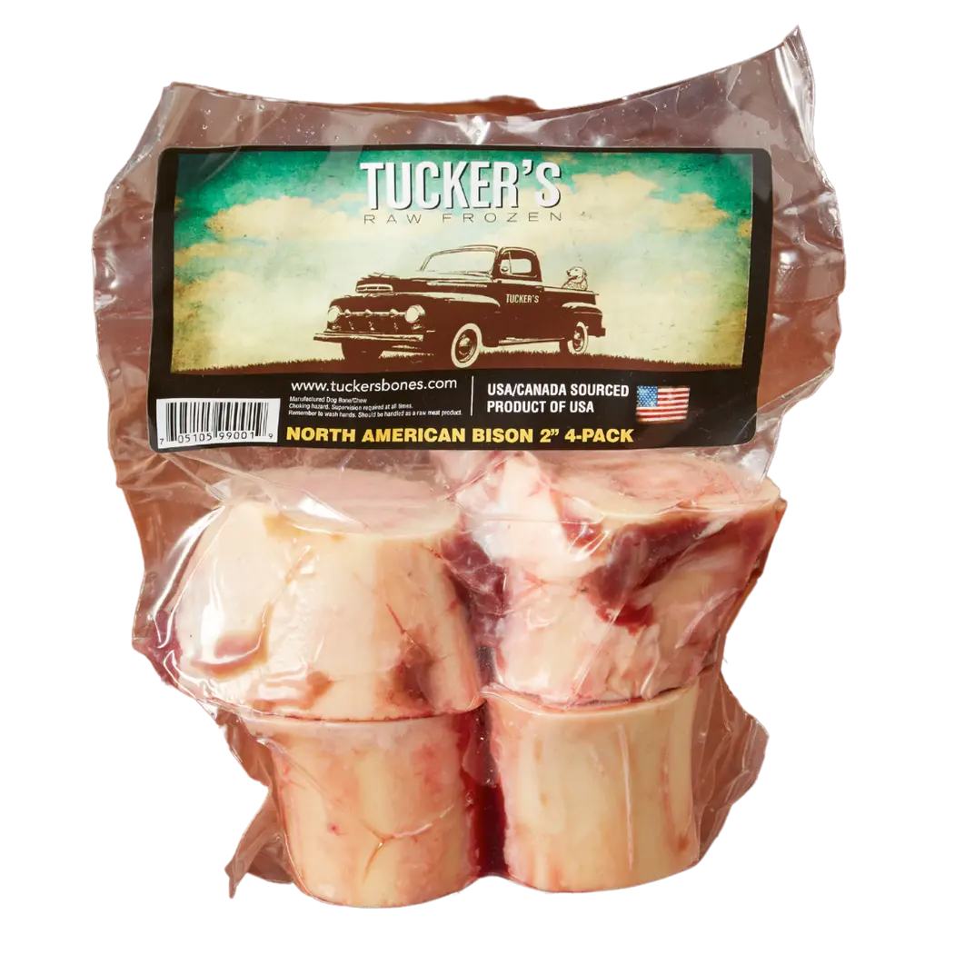 Tucker's - Raw Frozen Beef Bone 2" 4 Pack
