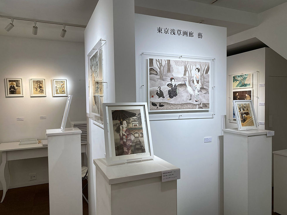 東京浅草画廊藝_宇野信哉個展01| 館内写真 | shinya uno Illustration Gallery