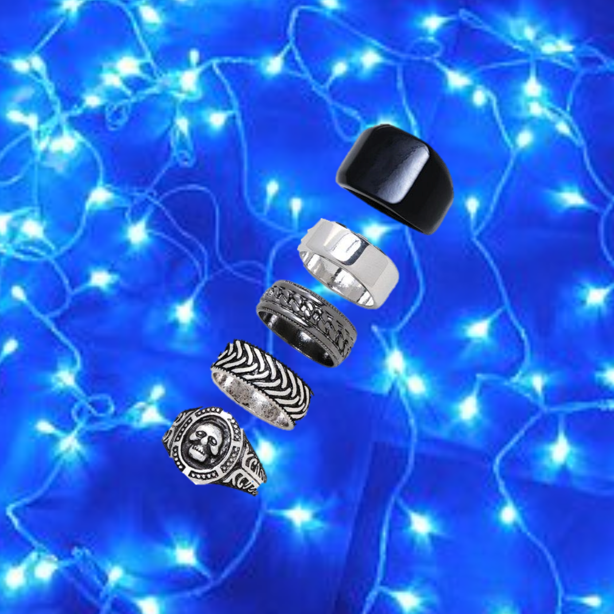 Set de anillos distintos modelos