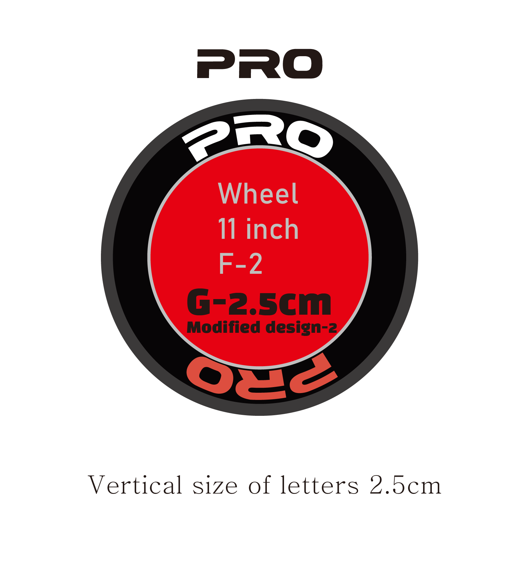 G Type Design (PRO) Custom Tire Lettering Stickers