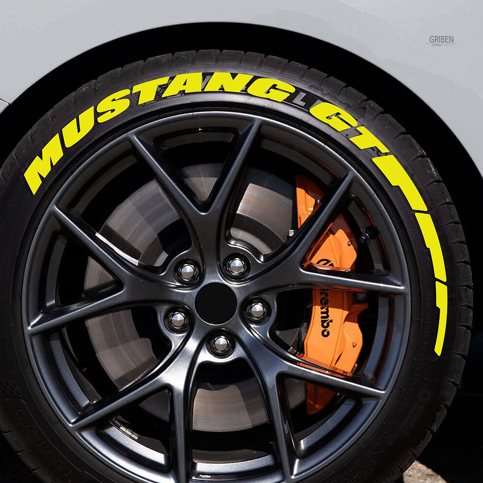 Μικρογραφία: GRIBEN Tire Lettering Sticker Fits MUSTANG GT (4 Sets) TRP011