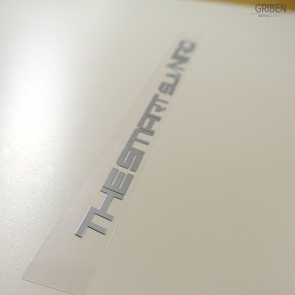Miniatura: Griben Car Metal Chrome Pair Sticker Decal 60126 for Kia Niro